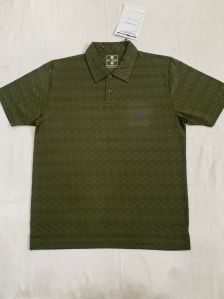 Mens Dark Green Plain T Shirt