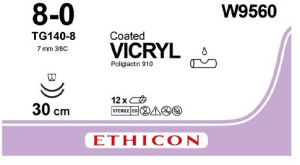 Ethicon W9560 Violet Vicryl Polyglactin 910 Suture