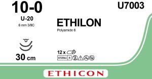 White Disposable Ethilon 10-0 Suture