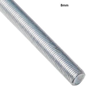 8 mm Mild Steel Threaded Rod