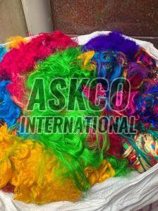 Multicolor Silk Yarn Waste
