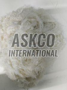 White Silk Yarn Waste