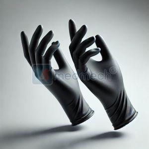 BLACK NITRILE EXAMINATION GLOVES