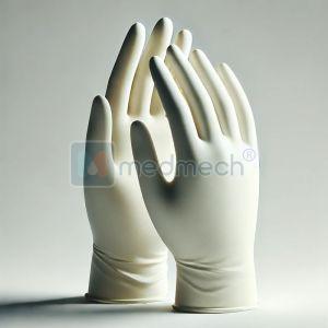 Non Sterile White Nitrile Examination Gloves