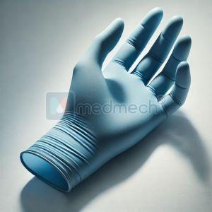 Non Sterile Powdered Nitrile Examination Gloves