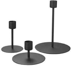 Black Candle Sticks Holder