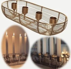 stainless steel candle holder