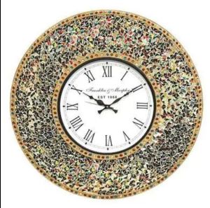 Stone Round Wall Clock