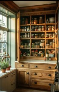 Wooden Farmhouse Spice Rack