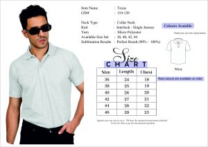 Mens Micro Polyester Polo T-Shirts