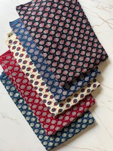 Ajrak Print Cotton Fabric