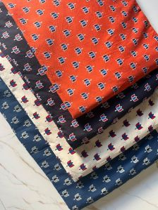 Ajrak Print Cotton Fabric