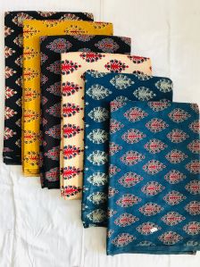 Ajrak Print Cotton Fabric