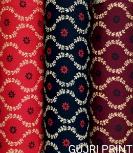 Gujri Print Nighty Fabric