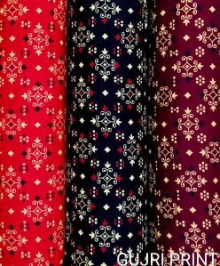 Gujri Print Nighty Fabric
