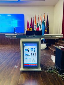 Front Screen Podium
