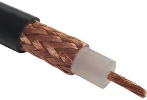 Infocomm RG218 Coax Cable Single Shielded with Black PVC Jacket