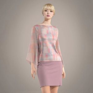 Soft Check Printed Fabric
