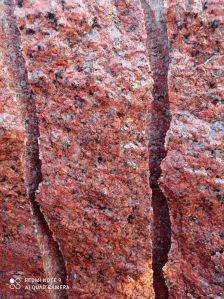 Ruby Red Granite Block