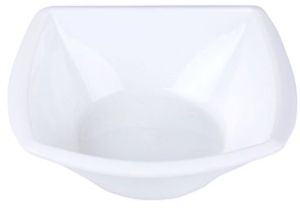 White Glossy Square Serving Bowl