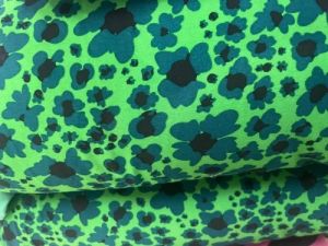 Moss Printed Crepe Fabric