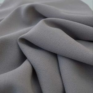 Plain Moss Crepe Fabric