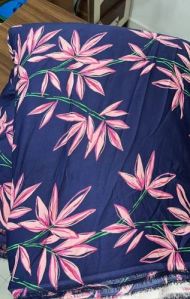 Printed Butter Crepe Fabric