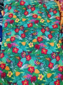 Printed Micro Crepe Fabric
