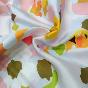 printed satin fabric