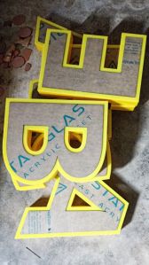 Colored Acrylic Letter