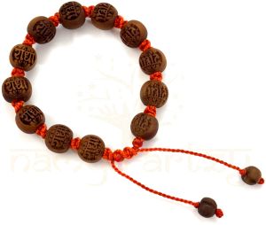 12mm Rough Tulsi Beads Bracelet