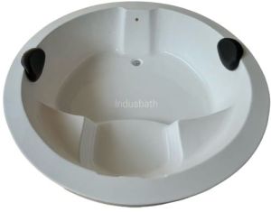 5 feet round acrylic bathtub