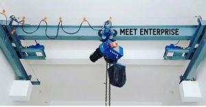 Blue Electric Chain Hoist