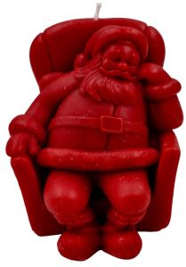 Santa Claus Shape Wax Candle