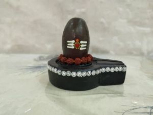 Black Narmada Stone Shivling