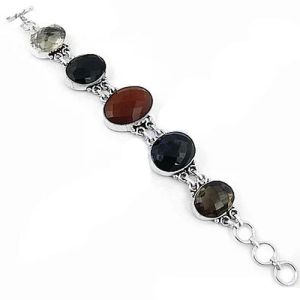 Gemstone Silver Bracelets