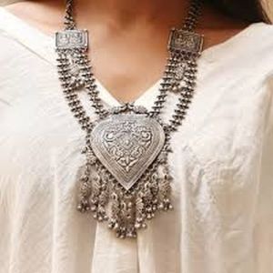 Temple Silver Necklace