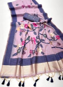 Ladies Munga Silk Saree