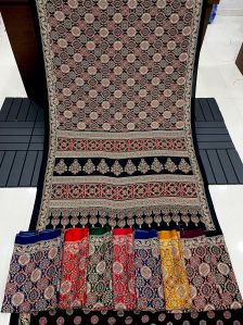 Ladies Ajrakh Saree