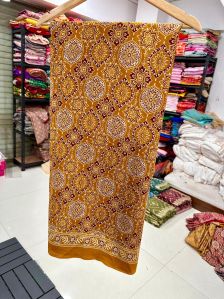 Ladies Ajrakh Saree
