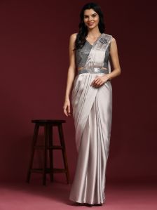 Ladies Designer Satin Saree