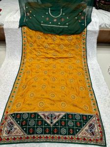 Embroidery Work Saree