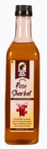 1 Litre Organic Rose Sharbat