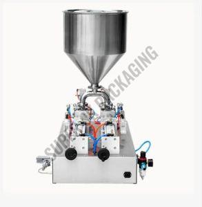 Stainless Steel Double Head Paste Filling Machine