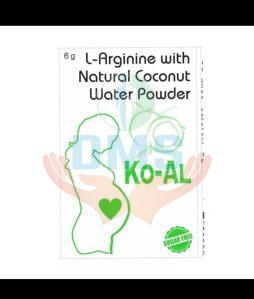 L-Arginine with Natural Coconut Water