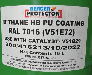 RAL 7016 Berger Bthane HB PU Coating