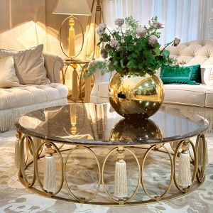 Glass Round Table