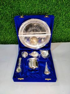 Stainless Steel Pooja Thali