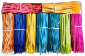 Colored Raw Incense Sticks