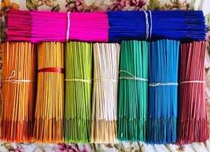 Colored Raw Incense Sticks